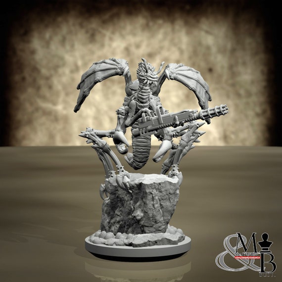 Mi-Go, Call of Cthulhu (5 Stili), di Clay Cyanide Miniature, miniatura da assemblare e colorare, resina