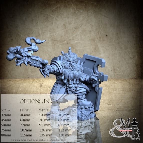 Drogan Ironsight, Archvillain Society XXIII, by Archvillain Games, miniature to assemble and paint, resin