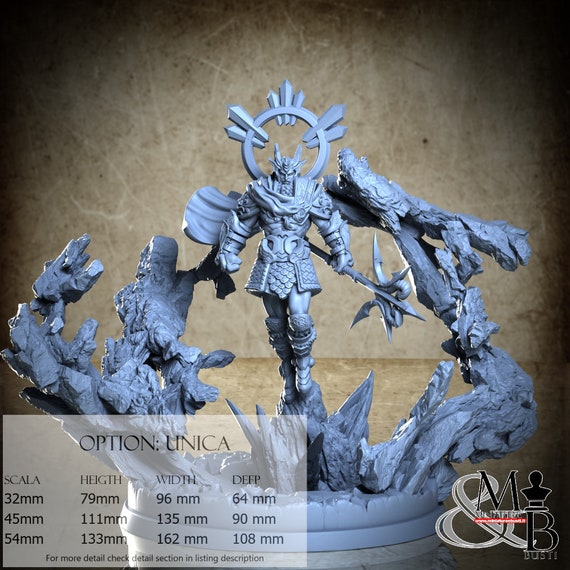 Dievas, Baltic Religion, by Clay Cyanide Miniature, miniature to assemble and paint, resin