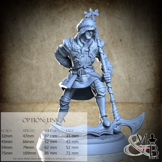 Marsel, Death Reapers, by Clay Cyanide Miniatures, miniature to assemble and paint, resin