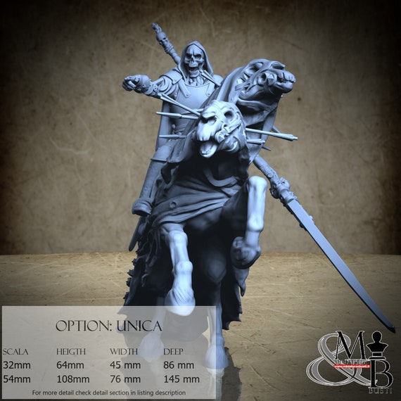 The Third Horseman - Pestilence, miniature to assemble and color, in resin