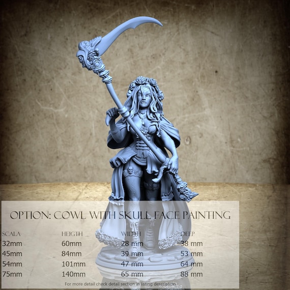 Jacinta the blody rose, Servos de la Calaca (Servants of the reaper) (4 Stili), di Ronin Art Workshop, resina