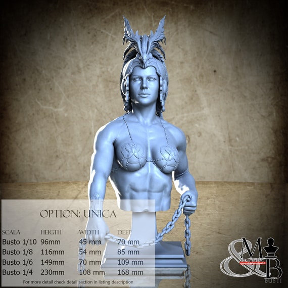 Gryphon Keeper Bust, September 2023, Kuton, resin miniature to assemble and paint