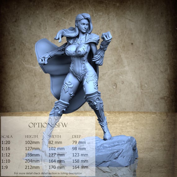 Superhero - 3D-printed resin miniature | July 2025 Collection