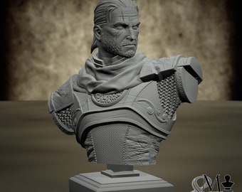 Gerard (Bust), resin miniature to mount and color, role-playing games, DnD, RPG, RPG, RPG