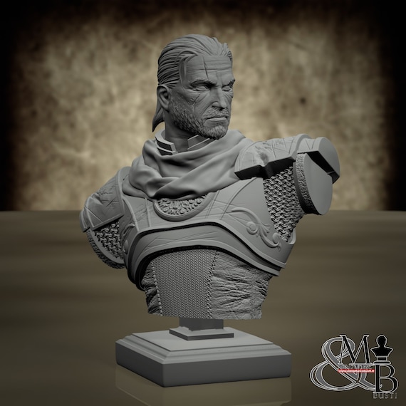 Gerard (Bust), resin miniature to mount and color, role-playing games, DnD, RPG, RPG, RPG