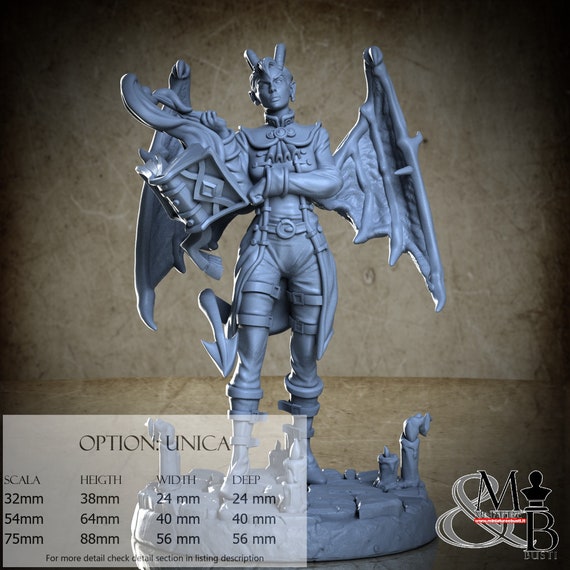 Jillian Redsoul - Spiritbinder, Archvillain Society XIII, by Archvillain Games, miniature to assemble and paint, resin