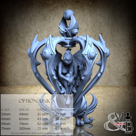 Sentinel Stoneheart, Celestial Gambit, Luminous Legion, by Great Grimoire, miniature to assemble and paint, resin