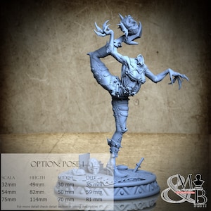 Circus Acrobats, Circus Grotesque (4 Styles), by Archvillain Games, miniature to assemble and paint, resin