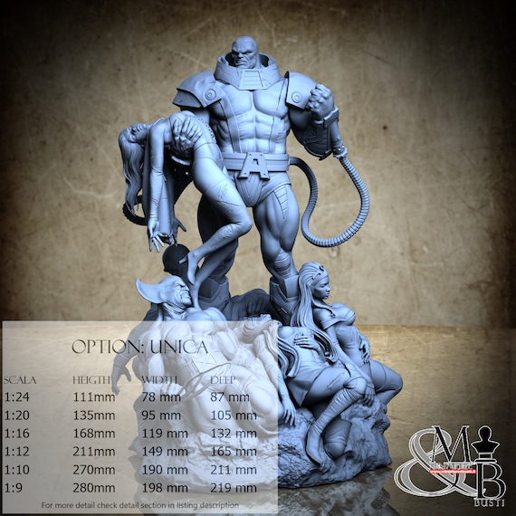 Mutants defeated, Marzo 2024, di ca_3d_art, miniatura da assemblare e colorare, resina