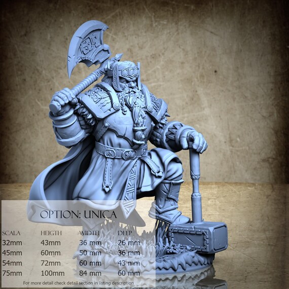 Kragan The Warlord, The Promise of Steel, by Ronin Art Workshop, miniature to assemble and paint, resin