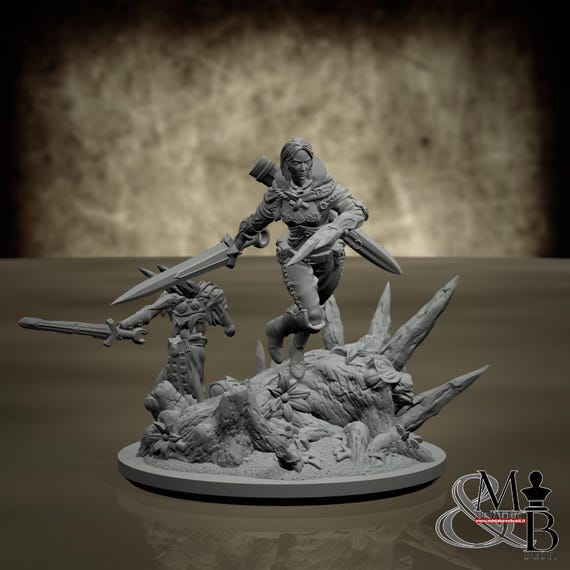 Riri, Slavic Mythology, by Clay Cyanide Miniatures, miniature to assemble and paint, resin