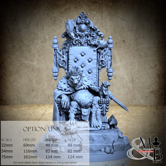 The Rat King - Resin miniatures - DnD, RPG, Wargame and coloring display - The Affliction - Outbreak