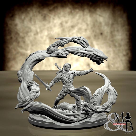 Gerard, Slavic Mythology, by Clay Cyanide Miniatures, miniature to assemble and paint, resin