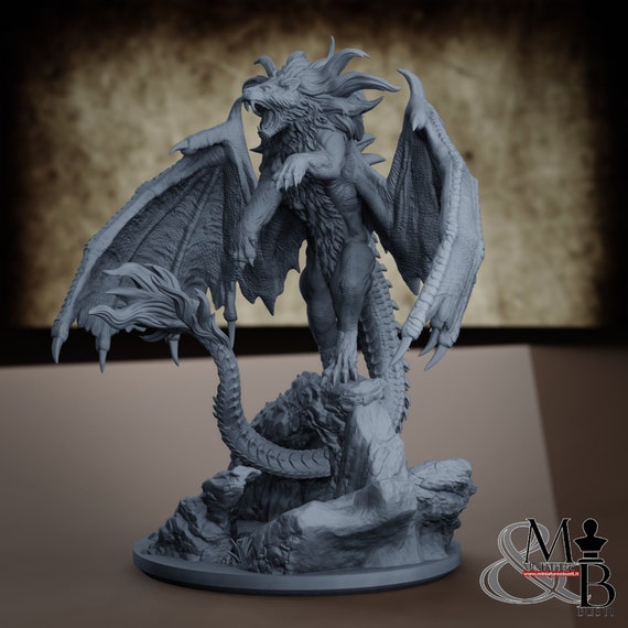 Qjongqi, resin miniature to assemble and color, role-playing games, DnD, RPG, GDR