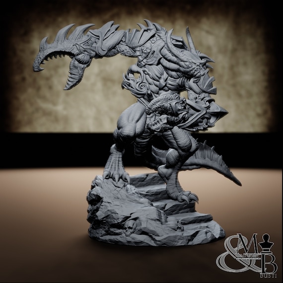 Kabeiroth (Pose 1), resin miniature to assemble and color, role-playing games, DnD, RPG, GDR, Archvillain Games