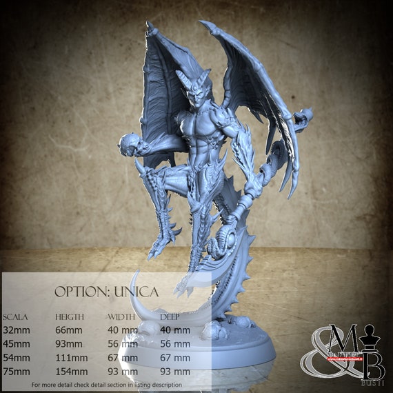 Barubal, Fallen Watchers, by Clay Cyanide Miniatures, miniature to assemble and paint, resin