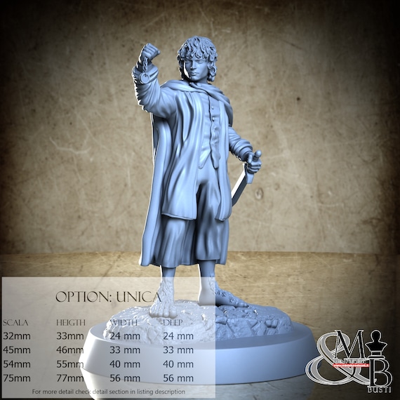 Frodown, Middle Earth Legends, by Clay Cyanide Miniatures, miniature to assemble and paint, resin