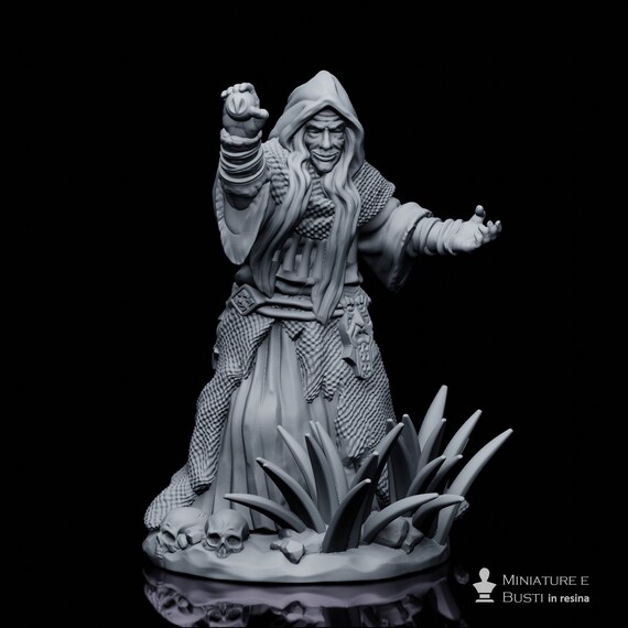 Graeae Witch 3 resin miniature to assemble and color, role-playing games, DnD, RPG, GDR, Anime