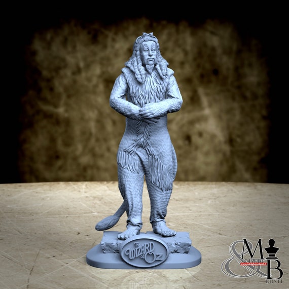 Lion (fanart) miniature to assemble and color, in resin