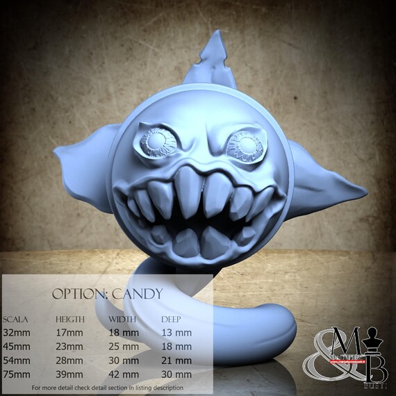 Sweet mimics, Candy Crime (5 Stili), di Great Grimoire, miniatura da assemblare e colorare, resina