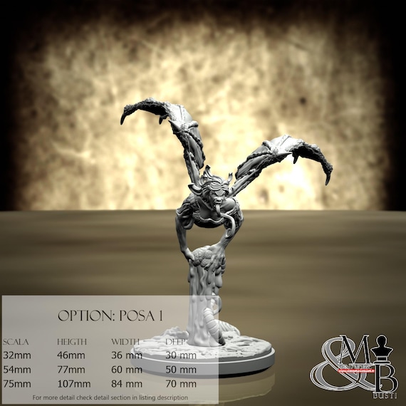 Manananggal, Philippine Mythology (4 Stili), di Clay Cyanide Miniature, miniatura da assemblare e colorare, resina