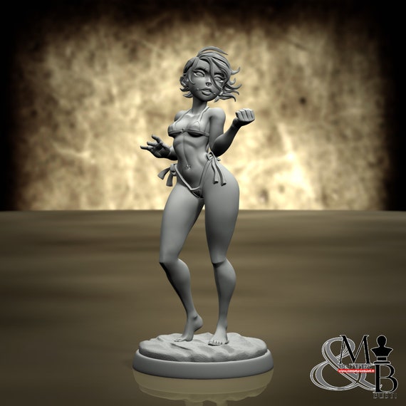 Shirley, miniature to assemble and color, in resin
