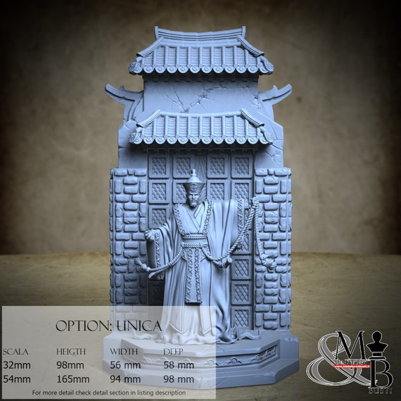 Yeomra, Korean Mythology, by Clay Cyanide Miniature, miniature to assemble and paint, resin