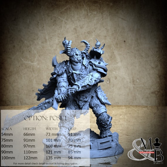 Darkmatter Desolator, Orbita Hellscape - Sacrilege (5 Stili), di Archvillain Games, miniatura da assemblare e colorare, resina