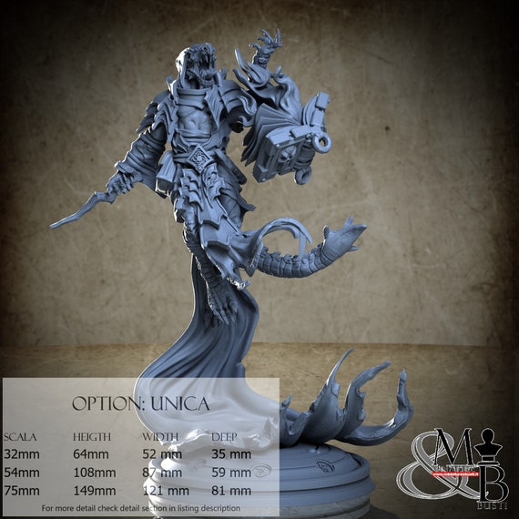 Zhu Serpentsoul - Agama Lorekeeper, Archvillain Society XIV, by Archvillain Games, miniature to assemble and paint, resin