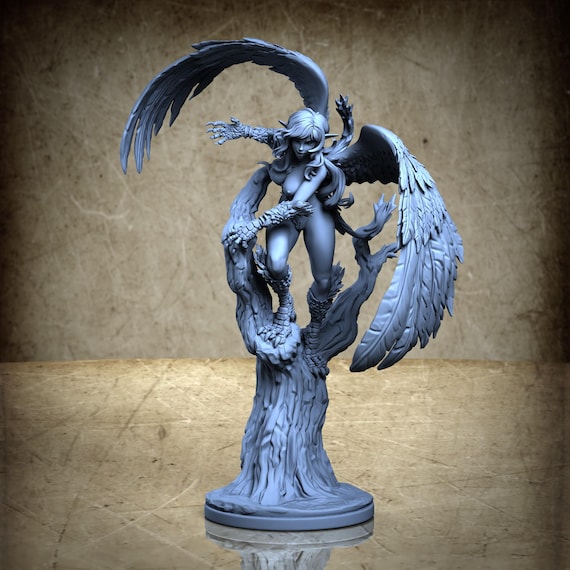 Harpies Set 3 - Set of 9 resin miniatures by Ronin Art Workshop - DnD, RPG, Wargame and display to color