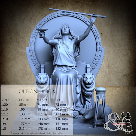 Circe Offering the Cup to Ulysses, June 2024, by Kuton, miniature to assemble and paint, resin