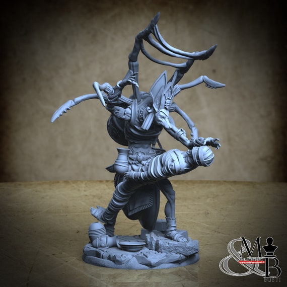 Soulmongers, Empire of Sands - Scales of Anubis (4 Stili), di Archvillain Games, miniatura da assemblare e colorare, resina