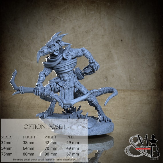 Agama Jungle Scouts, Agama Shattered Valley (4 Stili), di Archvillain Games, miniatura da assemblare e colorare, resina