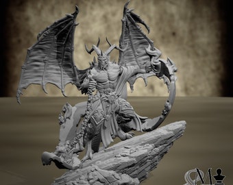 Horned Devil (Varie Pose), miniatura in resina da montare e colorare, giochi di ruolo, DnD, RPG, GDR, Archvillain Games