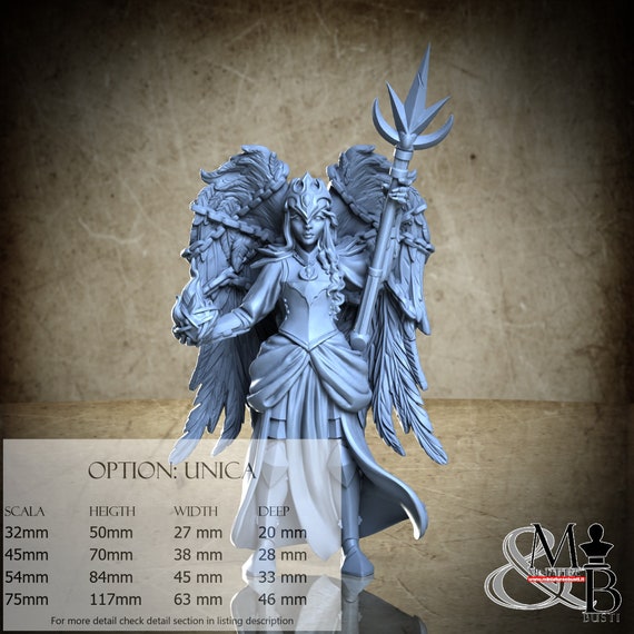 Fallen Cleric, Burning Chaos, Great Grimoire, miniature to assemble and color, in resin