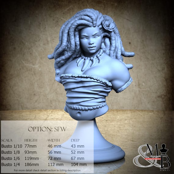 tehana, Gennaio 2024 (2 Stili), di Claydemon, miniatura da assemblare e colorare, resina