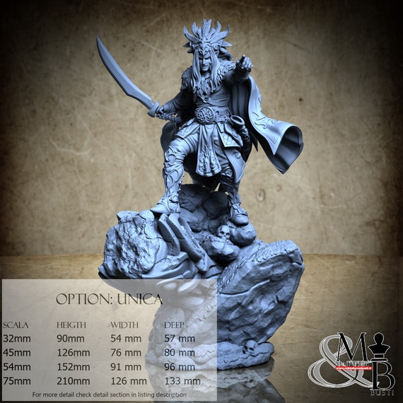 Dariash, M28, by Ronin Art Workshop, miniature to assemble and paint, resin