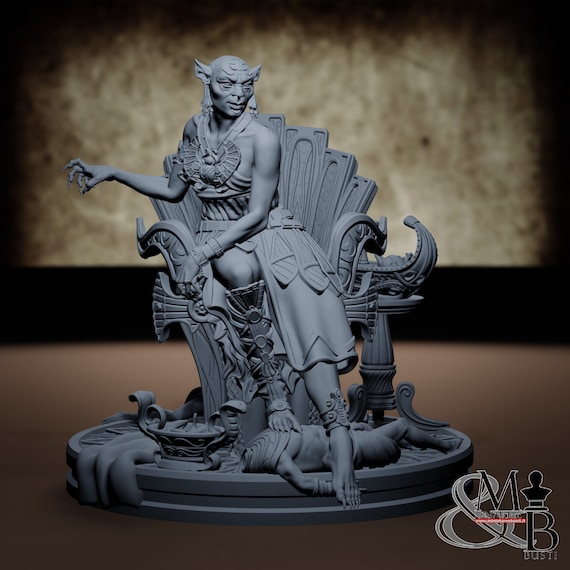 Daughter of Sekhmet, varie pose, miniatura in resina da montare e colorare, giochi di ruolo, DnD, RPG, GDR, Archvillain Games