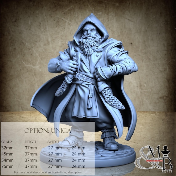 Shadewalker Fejodir, M36, by Ronin Art Workshop, miniature to assemble and paint, resin