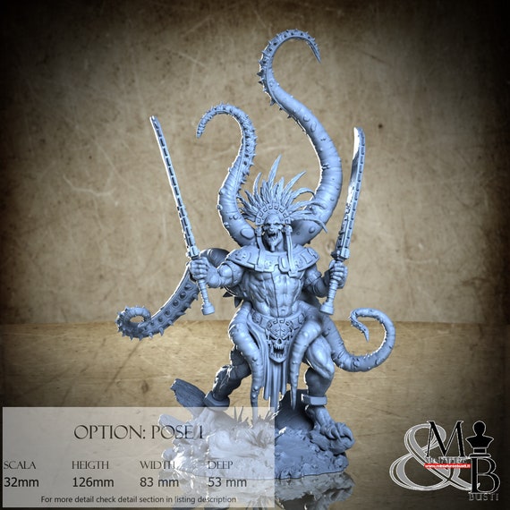 Qyintakla Abominations, Tome of Demons Vol. III (4 Styles), by Archvillain Games, miniature to assemble and paint, resin