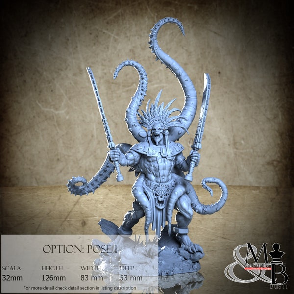 Qyintakla Abominations, miniature to assemble and color, in resin