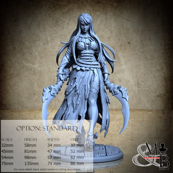 Soraya, The Death Dancer, Servos de la Calaca (Servants of the reaper) (2 Stili), di Ronin Art Workshop, resina