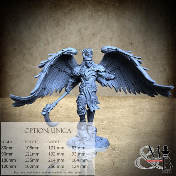 Ah Puch, Mortisbane Revenants Titans, by Clay Cyanide Miniature, miniature to assemble and color, resin