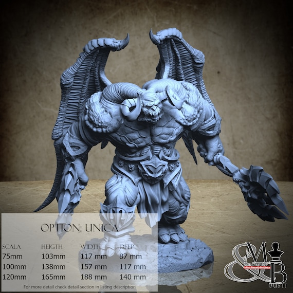 Outworld Crusher (Pose 1), Tome of Demons, by Archvillain Games, miniature to assemble and paint, resin
