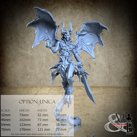 Baal, Burning Chaos, Great Grimoire, miniature to assemble and color, in resin