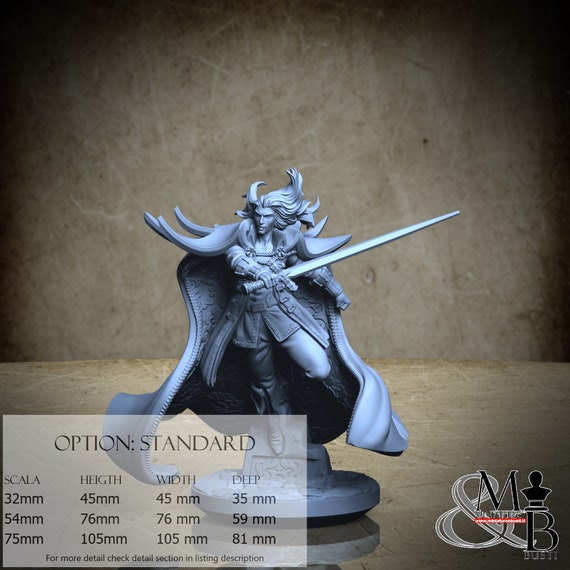 Alucard, miniature to assemble and colour, in resin