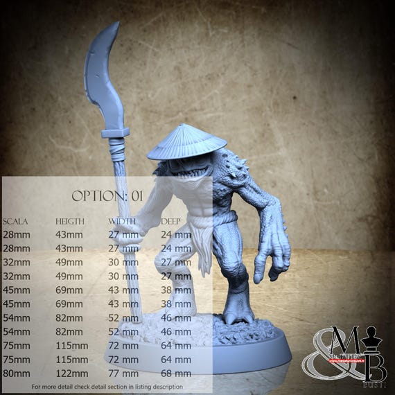 Moro no oni, The Gate of Ashura (3 Stili), di Clay Cyanide Miniature, miniatura da assemblare e colorare, resina