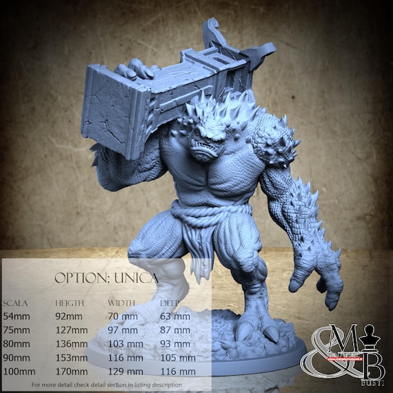 Moro no Oni Boss, The Gate of Ashura, by Clay Cyanide Miniature, miniature to assemble and paint, resin