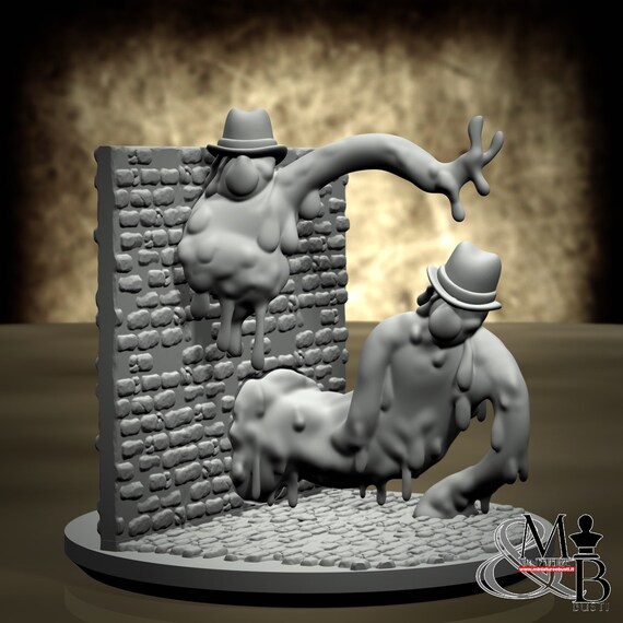 Shadow Brawlers, Fantasy Kingdom (3 Stili), di Clay Cyanide Miniature, miniatura da assemblare e colorare, resina